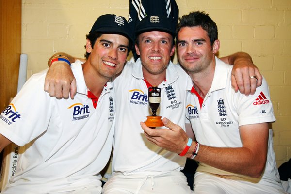 Cook, Swann & Anderson - 2010 Ashes Winners