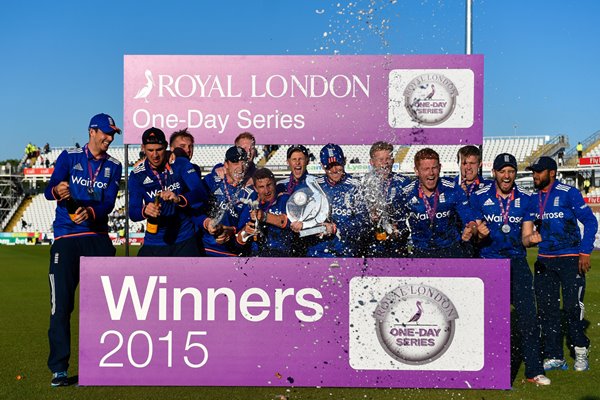 2015 England ODI Series winners v New Zealand 