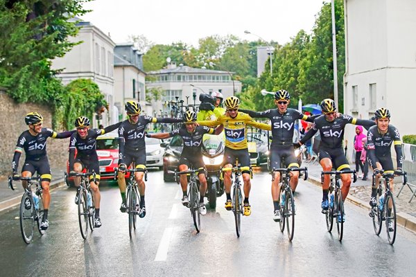2015 Chris Froome & Team Sky FInal Stage 