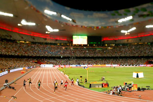 Usain Bolt wins gold in the Men's 200m Beijing 2015