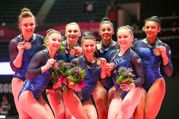 Great Britain Women's Team Bronze 2015 World Gymnastics 