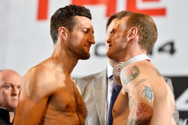Carl Froch v George Groves Weigh-In Wembley 2014