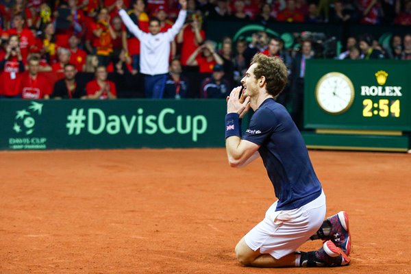 Andy Murray David Cup 2015 Victory Moment