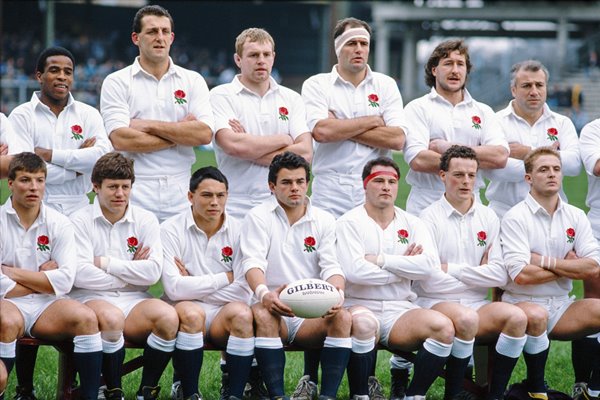 England team v Scotland Five Nations Twickenham 1989