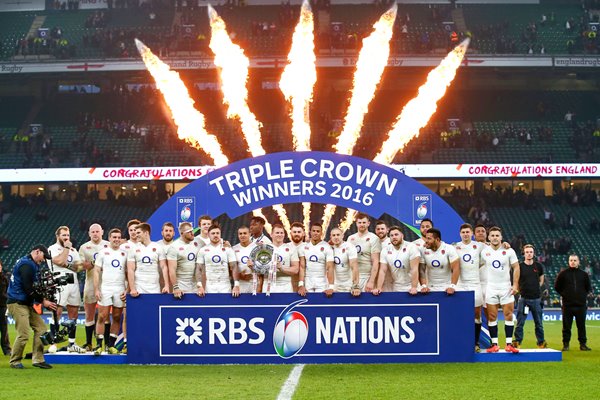  England Triple Crown Winners 6 Nations Twickenham 2016