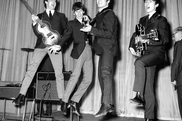 Leaping Beatles 1963