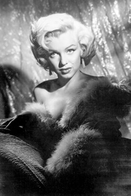 Marilyn Monroe in fur