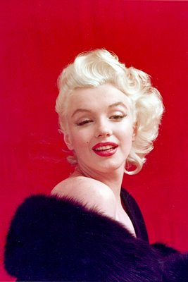 Marilyn Monroe black fur