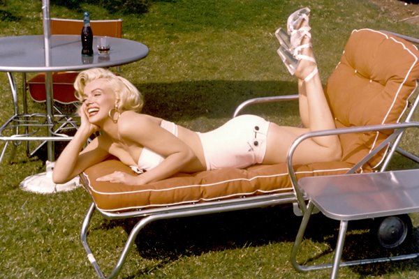 Marilyn Monroe in the sun