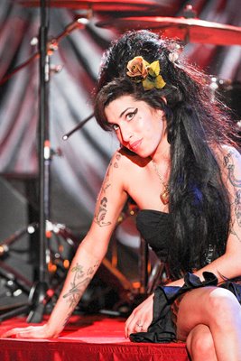 Amy Winehouse stage portrait