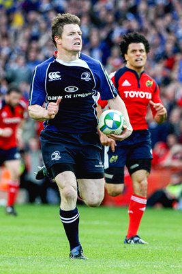 Brian O'Driscoll interception try for Leinster 