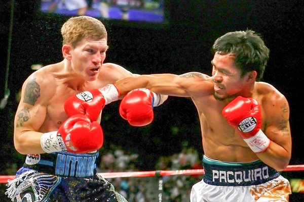 Manny Pacquiao beating Ricky Hatton 2009
