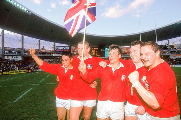 Underwood, Richards, Andrew, Evans, Moore British Lions 1989