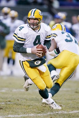 Brett Favre Green Bay Packers v New York Jets 2002