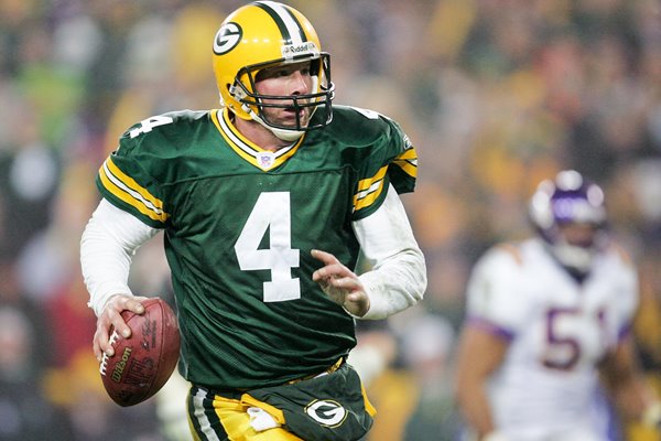 Brett Favre Green Bay Packers v Vikings 2005