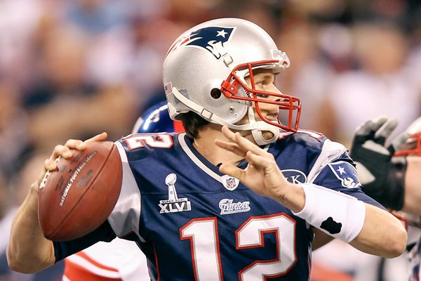 Tom Brady New England Patriots Super Bowl 2012