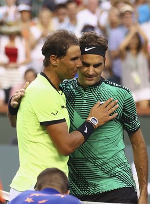 Roger Federer beats Rafael Nadal Indian Wells 2017