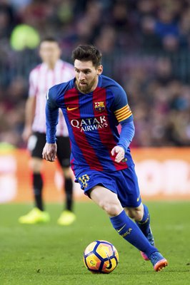 Lionel Messi Barcelona v Athletic Club La Liga 2017