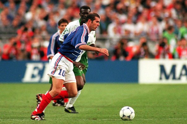 Zinedine Zidane France v Saudi Arabia World Cup 1998