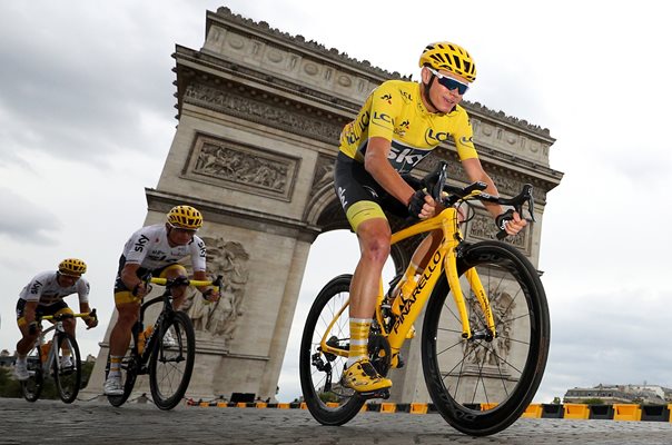 Chris Froome Tour de France Champion Paris 2017