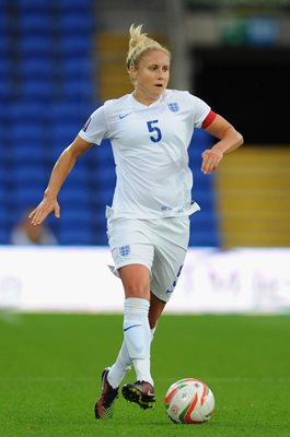 Steph Houghton Wales v England FIFA Women's World Cup Qualifier