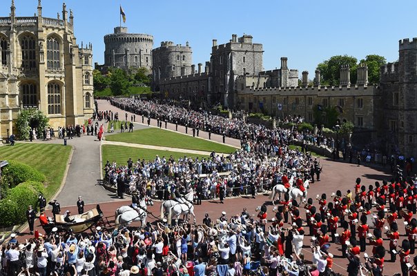 Royal Wedding procession Windsor Castle 2018