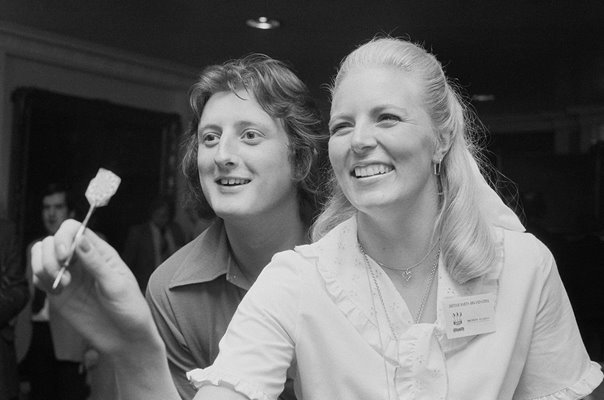 Eric Bristow and Maureen Flowers Darts 1978
