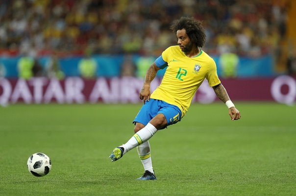 Marcelo Brazil v Switzerland World Cup Football 2018