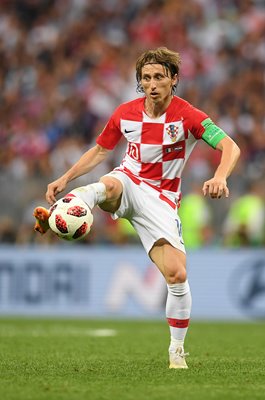 Luka Modric Croatia v France World Cup Final 2018