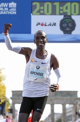 Eliud Kipchoge Kenya World Marathon Record Berlin 2018