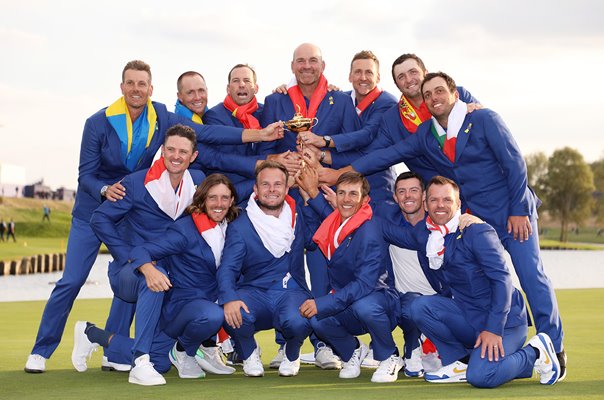 European Team 2018 Ryder Cup Winners