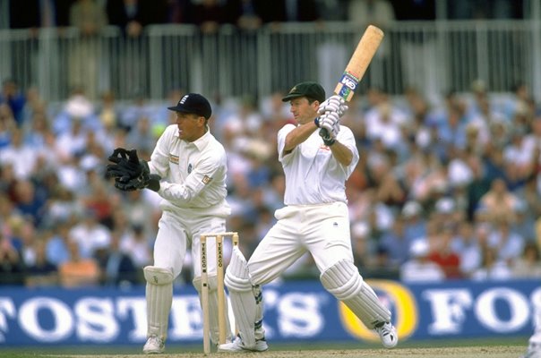 Steve Waugh & Alec Stewart England v Australia ODI Oval 1997