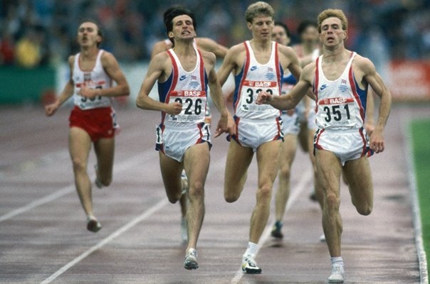 Sebastian Coe, Tom McKean & Steve Cram European Athletics 1986