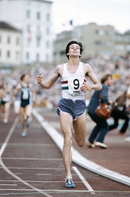 Sebastian Coe breaks the Golden Mile Oslo 1979