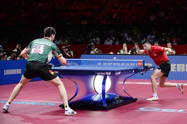 Long Ma China v Dimitrij Ovtcharov Germany World Team Table Tennis 2014