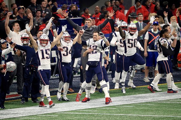  New England Patriots celebrate Super Bowl win Atlanta 2019