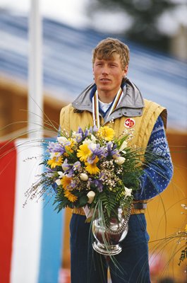 Pirmin Zurbriggen Switzerland Downhill World Champion Bormio 1985