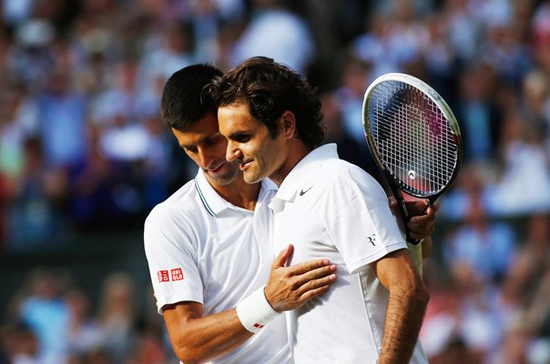 Novak Djokovic Serbia beats Roger Federer Wimbledon Final 2014