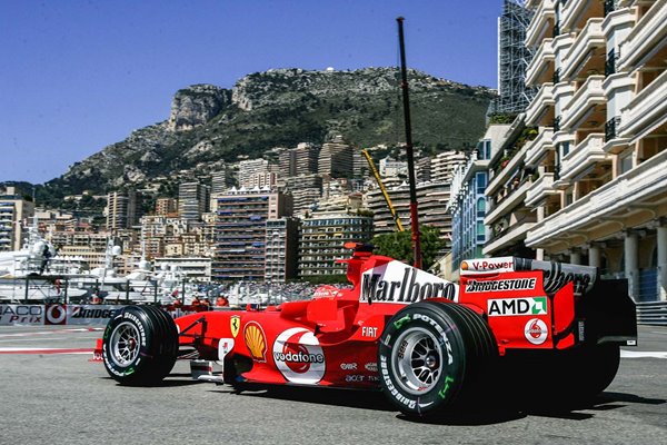 Michael Schumacher Germany & Ferrari Monaco F1 GP 2005