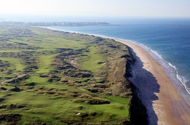 Aerial Views of Royal Portrush Golf Club Holes 6, 7, 8 & 10