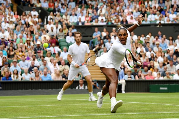 Serena Williams & Andy Murray Centre Court Wimbledon 2019