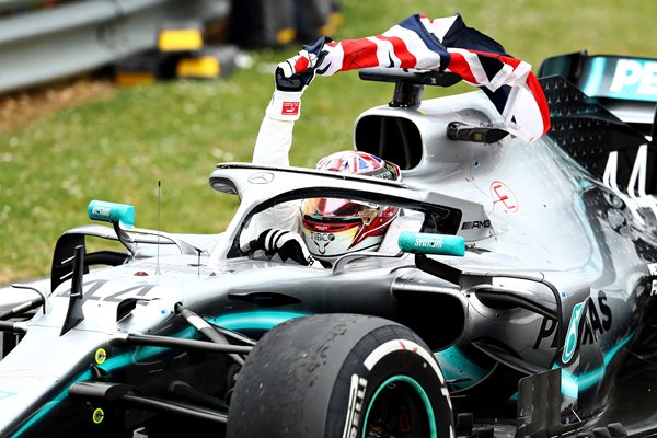 Lewis Hamilton Mercedes F1 British GP Winner 