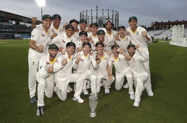 Australia celebrate retaining Ashes Oval 2019