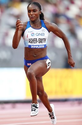 Dina Asher-Smith Great Britain 100m World Athletics Doha 2019  