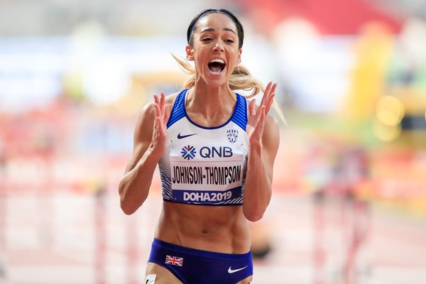 Katarina Johnson-Thompson Heptathlon Hurdles PB Doha 2019