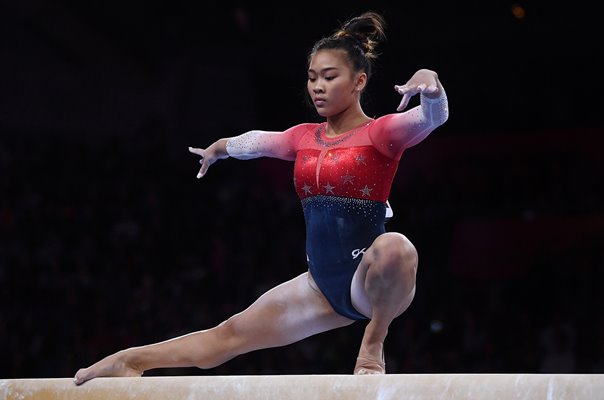 Sunisa Lee USA Beam World Gymnastics Stuttgart 2019