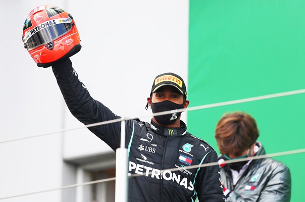Lewis Hamilton joins Michael Schumacher on 91 Grand Prix wins