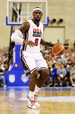 LeBron James USA Basketball Legend Barcelona 2012