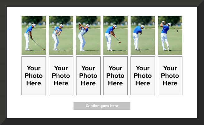 Rickie Fowler Golf Swing Comparison Collage