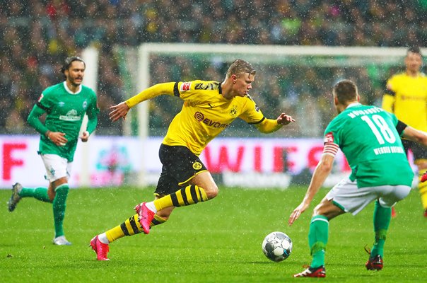 Erling Haaland Borussia Dortmund v Werder Bremen Bundesliga 2020